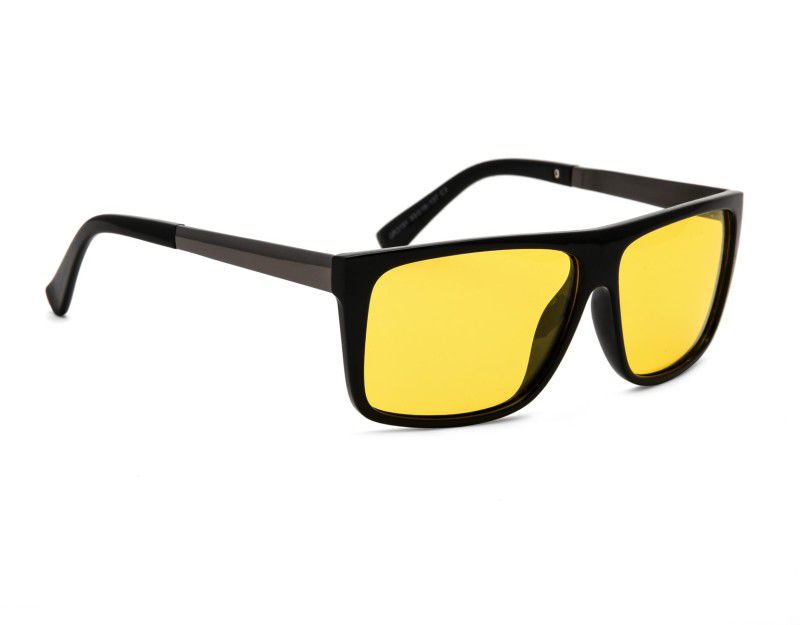 UV Protection Wayfarer Sunglasses (55)  (For Men, Yellow)
