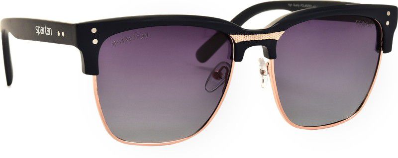 Polarized Wayfarer Sunglasses (54)  (For Men & Women, Blue)