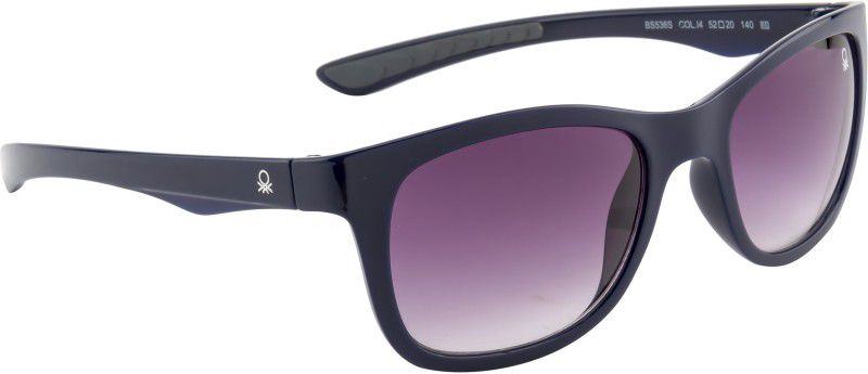 Gradient Wayfarer Sunglasses (52)  (For Men & Women, Violet)