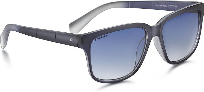 UV Protection Rectangular Sunglasses (Free Size)  (For Men, Blue)