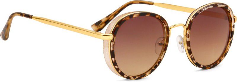 UV Protection Rectangular Sunglasses (58)  (For Women, Brown)