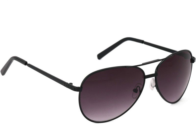 Aviator Sunglasses (55)  (For Men, Black)