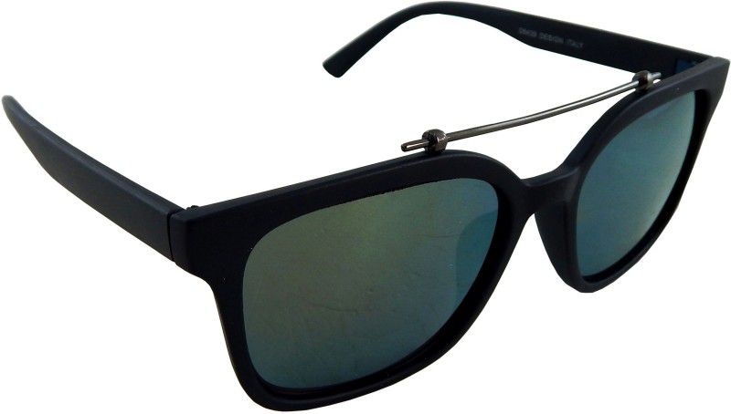 UV Protection, Mirrored Oval Sunglasses (56)  (For Men & Women, Green)
