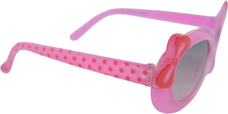 UV Protection Cat-eye Sunglasses (Free Size)  (For Boys, Pink, Grey)