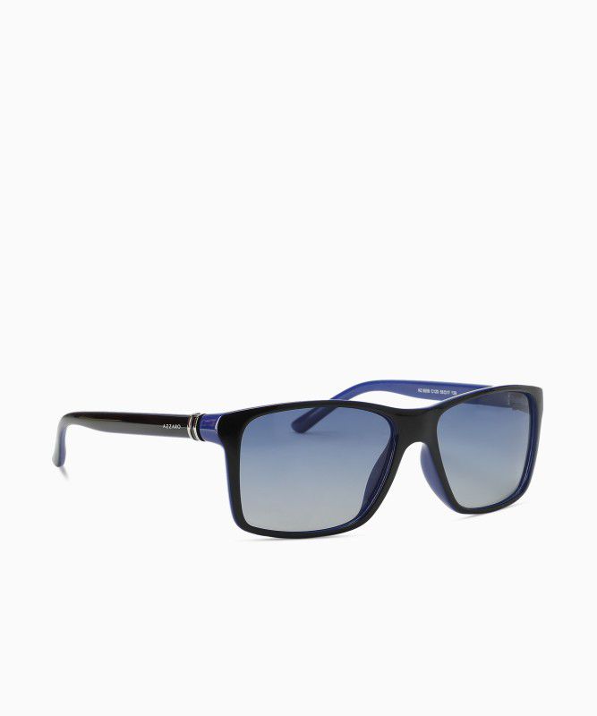 Polarized Wayfarer Sunglasses (56)  (For Men & Women, Blue)