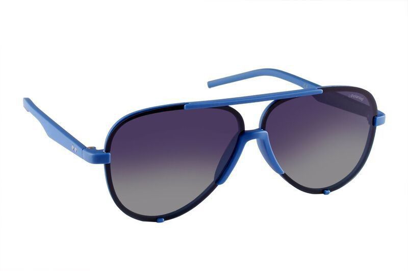 Polarized Aviator Sunglasses (60)  (For Men & Women, Black)