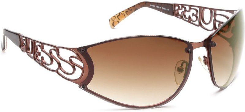 Gradient Round Sunglasses (Free Size)  (For Women, Brown)