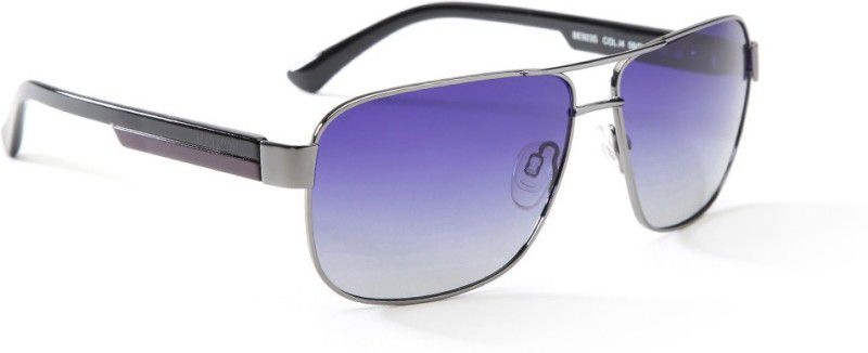 UV Protection Aviator Sunglasses (56)  (For Men & Women, Brown)