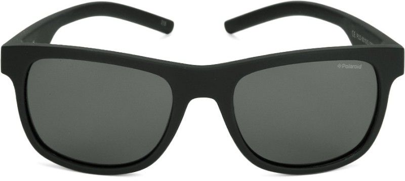 Polarized, UV Protection Wayfarer Sunglasses (Free Size)  (For Men & Women, Grey)