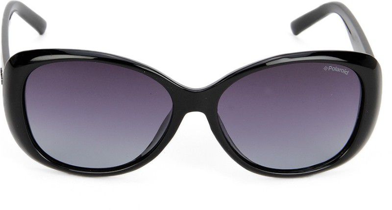 Polarized, Gradient, UV Protection Oval Sunglasses (Free Size)  (For Women, Grey)