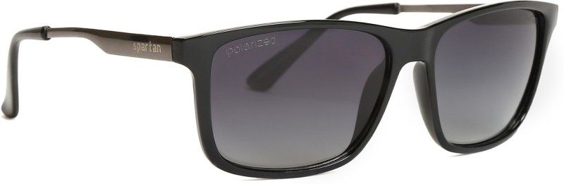 Polarized, Gradient, UV Protection Wayfarer Sunglasses (55)  (For Men & Women, Green)