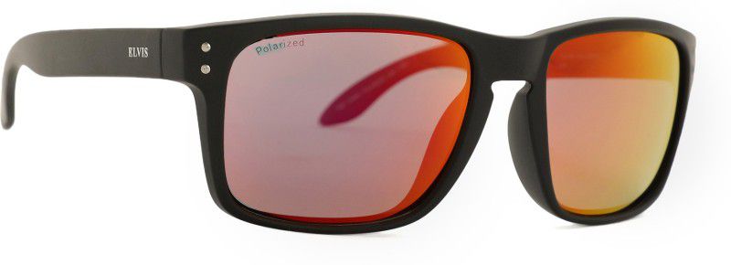 Polarized, Mirrored, UV Protection Wayfarer Sunglasses (Free Size)  (For Men & Women, Pink)