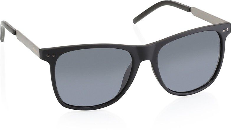 Polarized Retro Square Sunglasses (Free Size)  (For Men & Women, Grey)