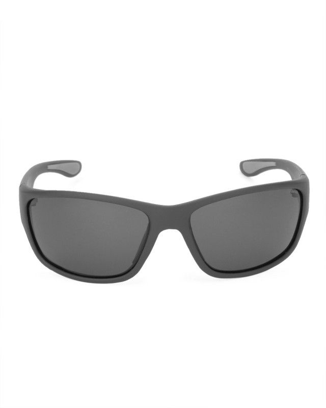 Polarized Rectangular Sunglasses (Free Size)  (For Men, Grey)
