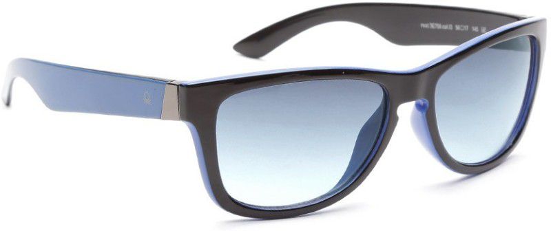 Gradient Wayfarer Sunglasses (53)  (For Men & Women, Blue)