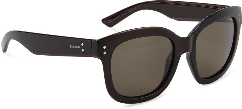 Polarized, UV Protection Wayfarer Sunglasses (Free Size)  (For Women, Brown)