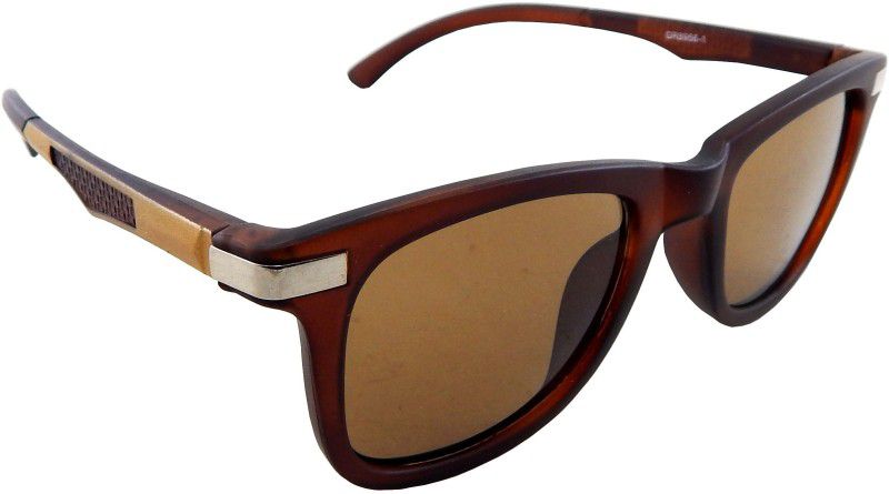 UV Protection, Gradient Rectangular Sunglasses (Free Size)  (For Men & Women, Brown)