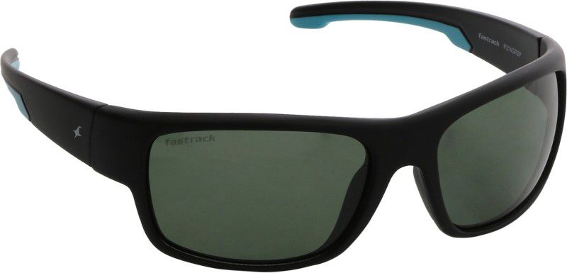 Polarized, UV Protection Sports Sunglasses (Free Size)  (For Men, Green)