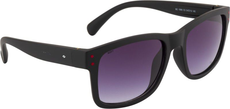 Gradient Wayfarer Sunglasses (54)  (For Men & Women, Blue)