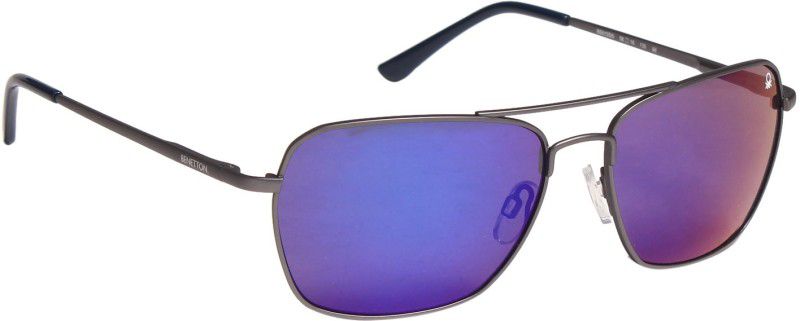 UV Protection Aviator Sunglasses (56)  (For Men & Women, Green, Blue)