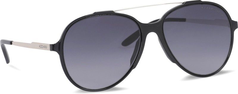 Polarized, Gradient, UV Protection Aviator Sunglasses (57)  (For Women, Blue)