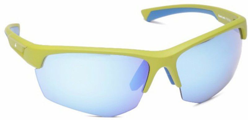 UV Protection Sports Sunglasses (Free Size)  (For Men, Green)