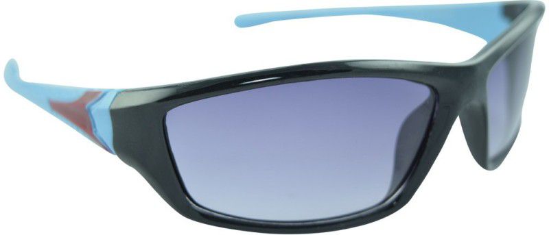 UV Protection Sports Sunglasses (Free Size)  (For Boys & Girls, Blue)
