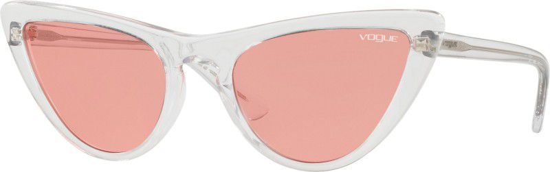 UV Protection Cat-eye Sunglasses (54)  (For Women, Pink)