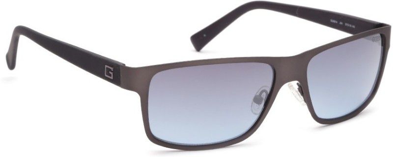 Mirrored Wayfarer Sunglasses (Free Size)  (For Men & Women, Blue, Silver)