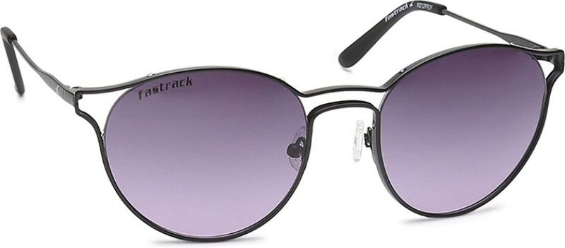 UV Protection Round Sunglasses (Free Size)  (For Women, Violet)