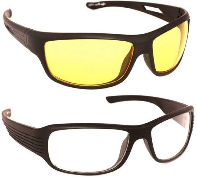 UV Protection Round Sunglasses (56)  (For Men & Women, Yellow)
