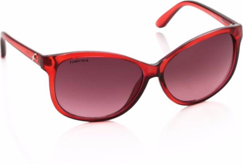 UV Protection Cat-eye Sunglasses (Free Size)  (For Women, Red)