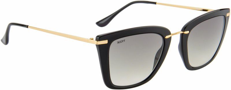 Gradient Cat-eye Sunglasses (48)  (For Women, Green)