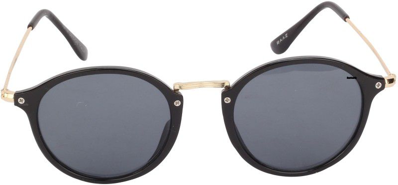 Gradient Retro Square Sunglasses (Free Size)  (For Men & Women, Black)