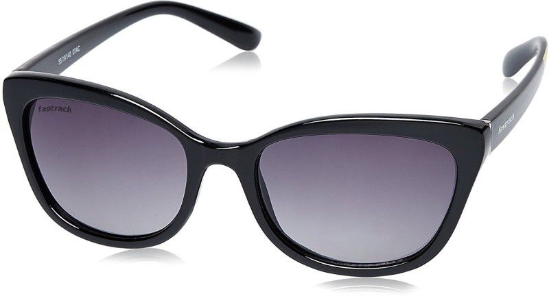 Gradient Rectangular Sunglasses (Free Size)  (For Women, Grey)