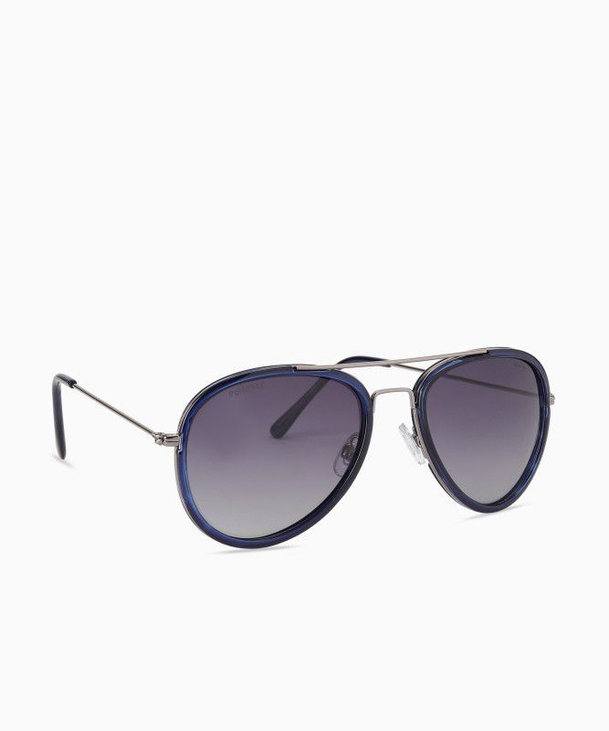 Polarized Aviator Sunglasses (62)  (For Men & Women, Grey)