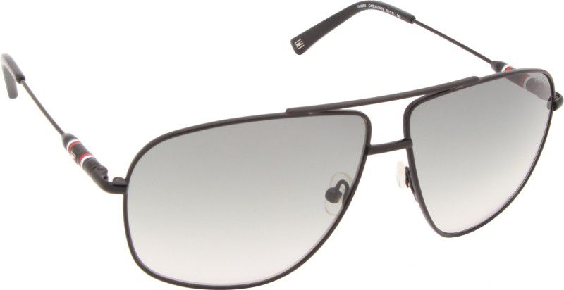 Gradient Rectangular Sunglasses (Free Size)  (For Men, Green)