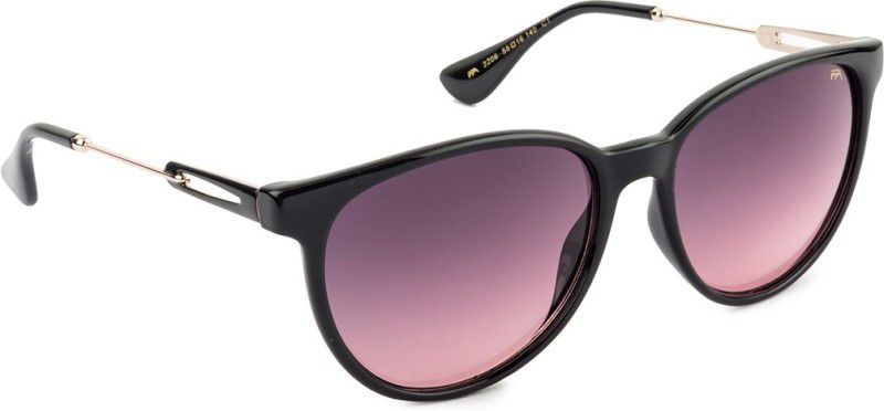 Gradient Oval Sunglasses (Free Size)  (For Men & Women, Pink)
