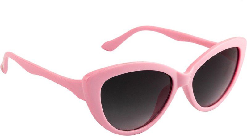 UV Protection Cat-eye Sunglasses (53)  (For Women, Grey)
