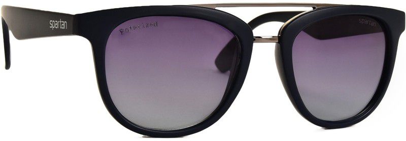 Polarized Wayfarer Sunglasses (52)  (For Men & Women, Blue)
