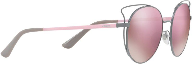 UV Protection Round Sunglasses (52)  (For Women, Pink)
