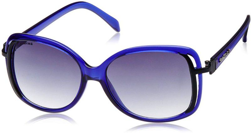 UV Protection Over-sized Sunglasses (Free Size)  (For Men & Women, Blue)
