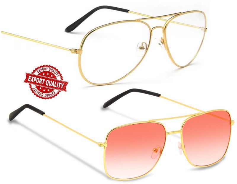 Aviator Sunglasses  (For Boys & Girls, Pink)