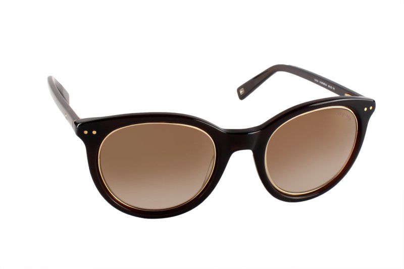 Mirrored Cat-eye Sunglasses (48)  (For Women, Golden)
