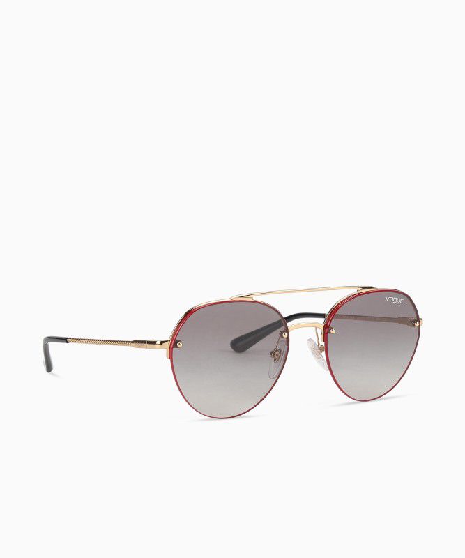 UV Protection Aviator Sunglasses (54)  (For Women, Grey)