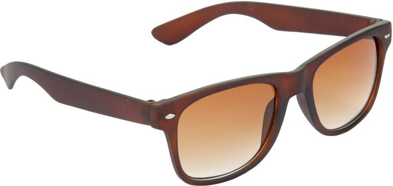 Wayfarer Sunglasses (Free Size)  (For Men & Women, Brown)