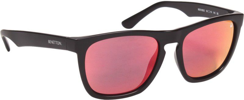 UV Protection Wayfarer Sunglasses (53)  (For Men & Women, Grey, Red)