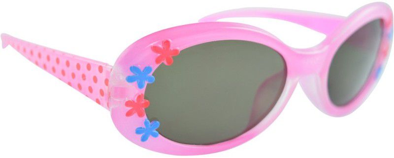 UV Protection Sports Sunglasses (Free Size)  (For Boys, Pink, Black)
