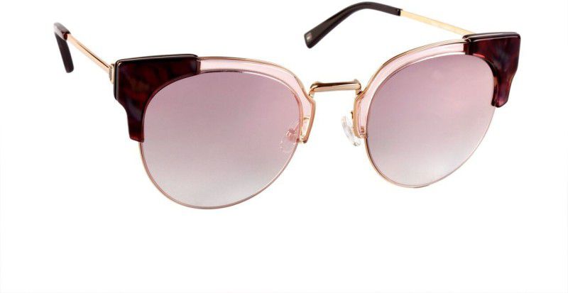 Mirrored Cat-eye Sunglasses (49)  (For Women, Pink)
