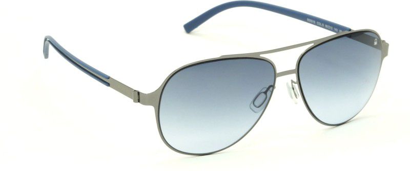 Gradient Aviator Sunglasses  (For Men & Women, Blue)